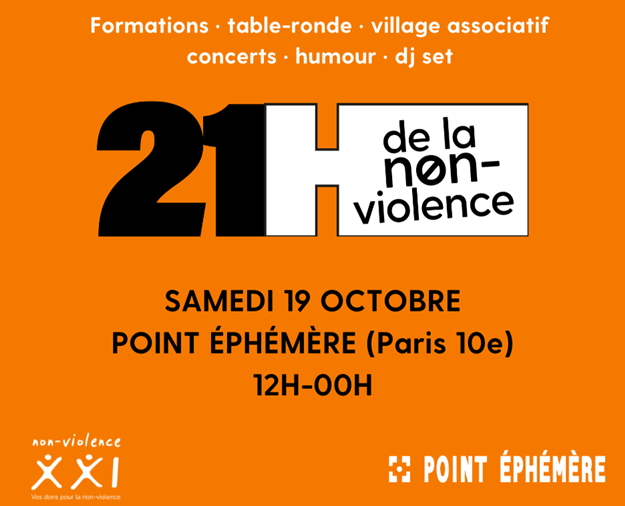 Conférence 21h de la non-violence